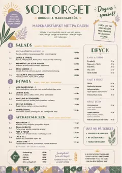 Market Fresh Midday menu template preview