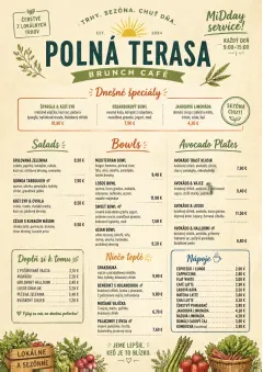 Market Fresh Midday menu template preview