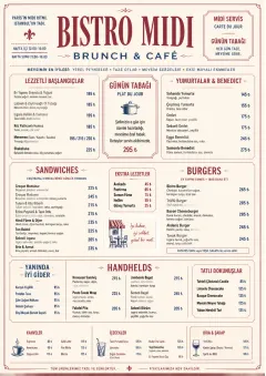 Bistro Midi menu template preview