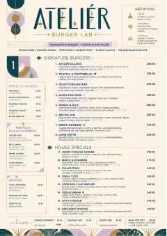 Modern Fusion menu template preview