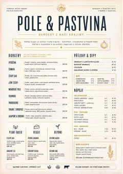 Fine Regional menu template preview
