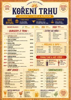 Spice Market Bold menu template preview