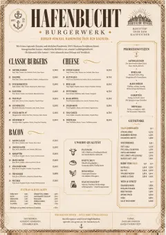 Heritage Tradition menu template preview