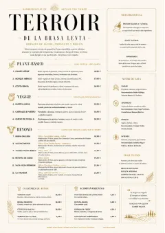 Fine Regional menu template preview