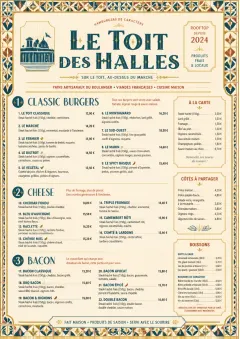 Heritage Tradition menu template preview