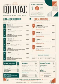 Modern Fusion menu template preview
