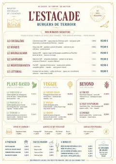 Fine Regional menu template preview