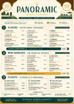 Family Style Feast menu template preview
