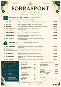 Modern Fusion menu template preview