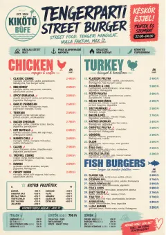 Street Stall Energy menu template preview