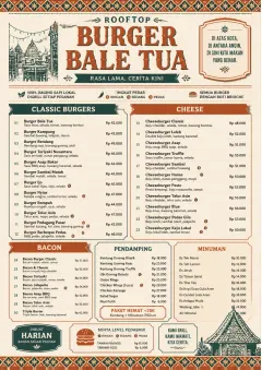 Heritage Tradition menu template preview