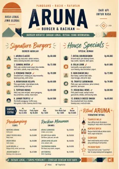Modern Fusion menu template preview