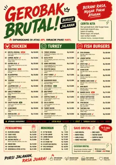 Street Stall Energy menu template preview