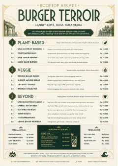 Fine Regional menu template preview