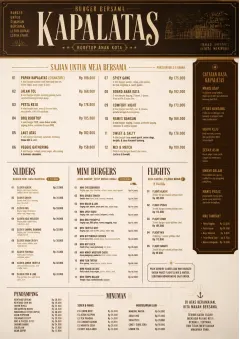 Family Style Feast menu template preview