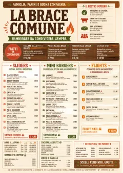 Family Style Feast menu template preview