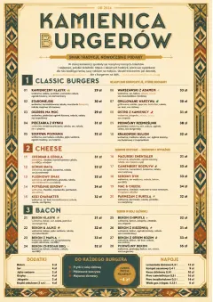 Heritage Tradition menu template preview