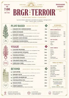 Fine Regional menu template preview