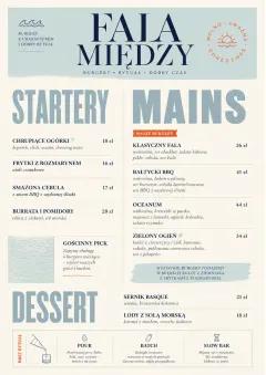 Chef Carte Brève menu template preview