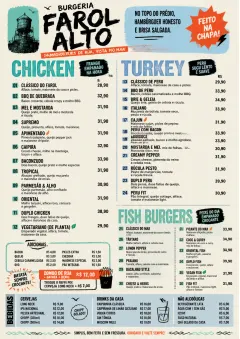 Street Stall Energy menu template preview