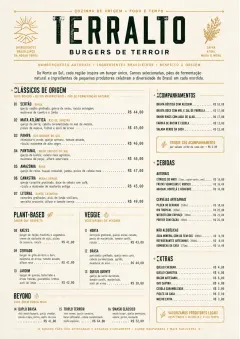 Fine Regional menu template preview