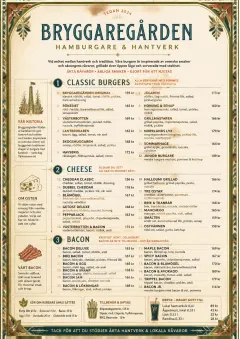 Heritage Tradition menu template preview