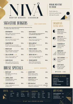 Modern Fusion menu template preview