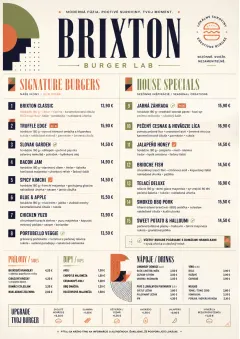 Modern Fusion menu template preview