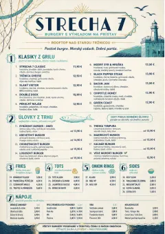 Coastal Regional menu template preview