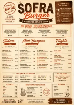Family Style Feast menu template preview