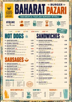Spice Market Bold menu template preview