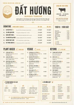 Fine Regional menu template preview