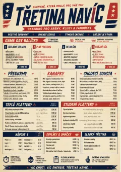 Sports Arena Energy menu template preview