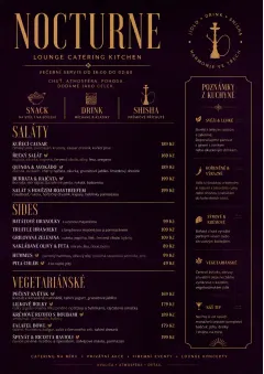 Lounge Velvet menu template preview
