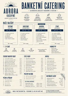 Banquet Catering menu template preview