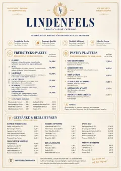 Grand Hotel Classic menu template preview