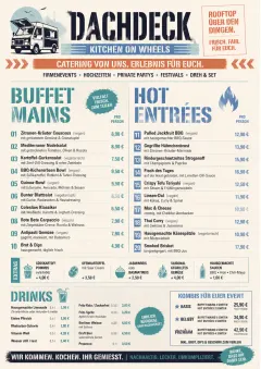 Food Truck Bold menu template preview
