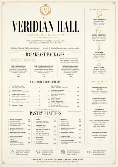 Grand Hotel Classic menu template preview
