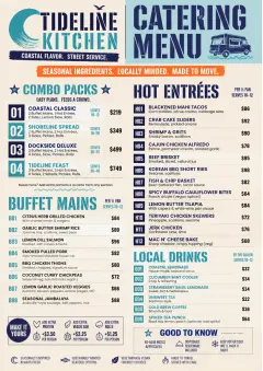 Food Truck Bold menu template preview