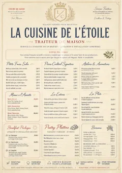 Grand Hotel Classic menu template preview