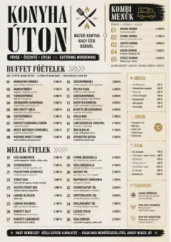 Food Truck Bold menu template preview