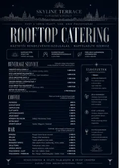 Rooftop Skyline menu template preview
