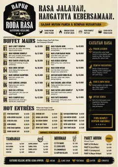 Food Truck Bold menu template preview