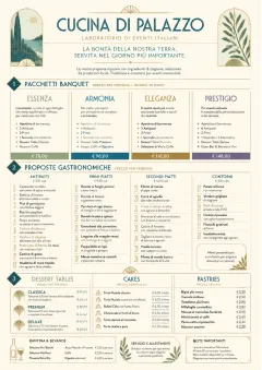 Banquet Catering menu template preview