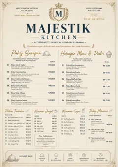 Grand Hotel Classic menu template preview