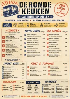 Food Truck Bold menu template preview