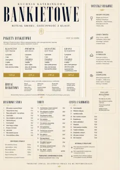 Banquet Catering menu template preview