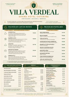 Grand Hotel Classic menu template preview