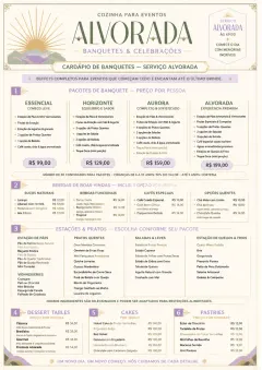 Banquet Catering menu template preview