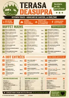 Food Truck Bold menu template preview